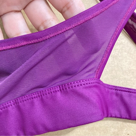 BROOKS Sports Exercise Running Racerback Bra Womens Fuschia Medium M D-DD - Picture 12 of 14